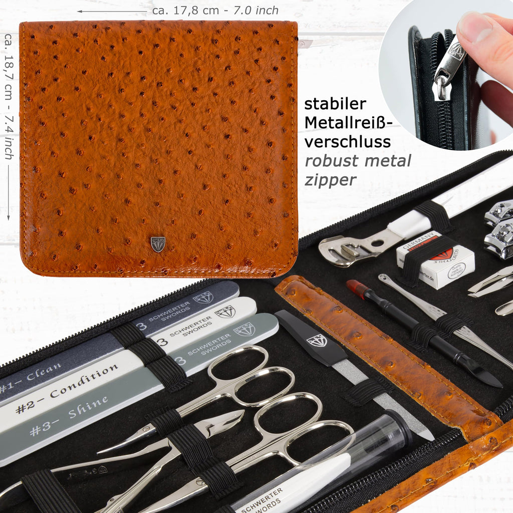 3 Swords Germany – Manicure & Pedicure Set Kit | Premium Nail Care Tools