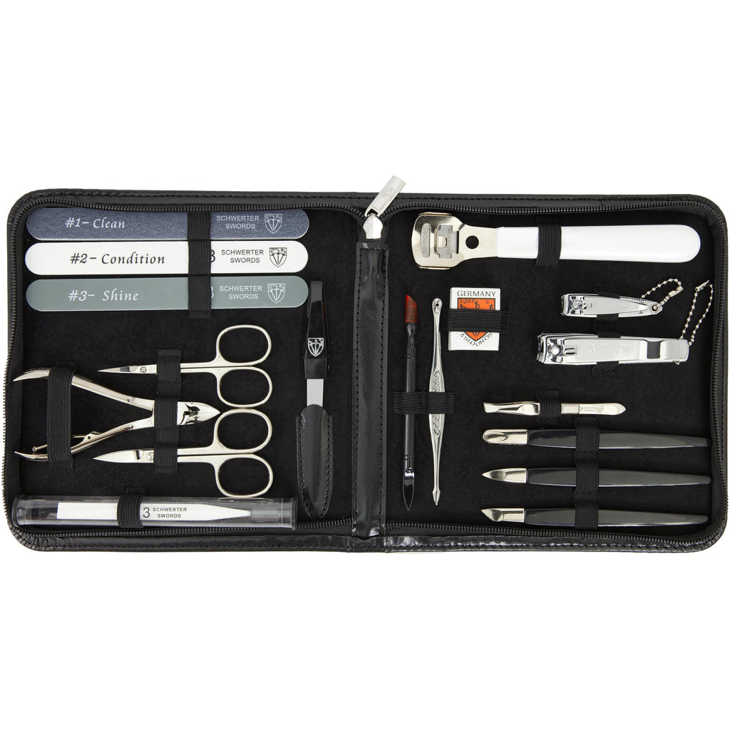 3 Swords Germany – Manicure Pedicure Set Kit (009) | Premium Nail Care Tools