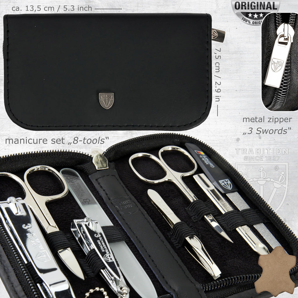 3 Swords Germany – Manicure Pedicure Set Kit (602) | Premium Nail Tools