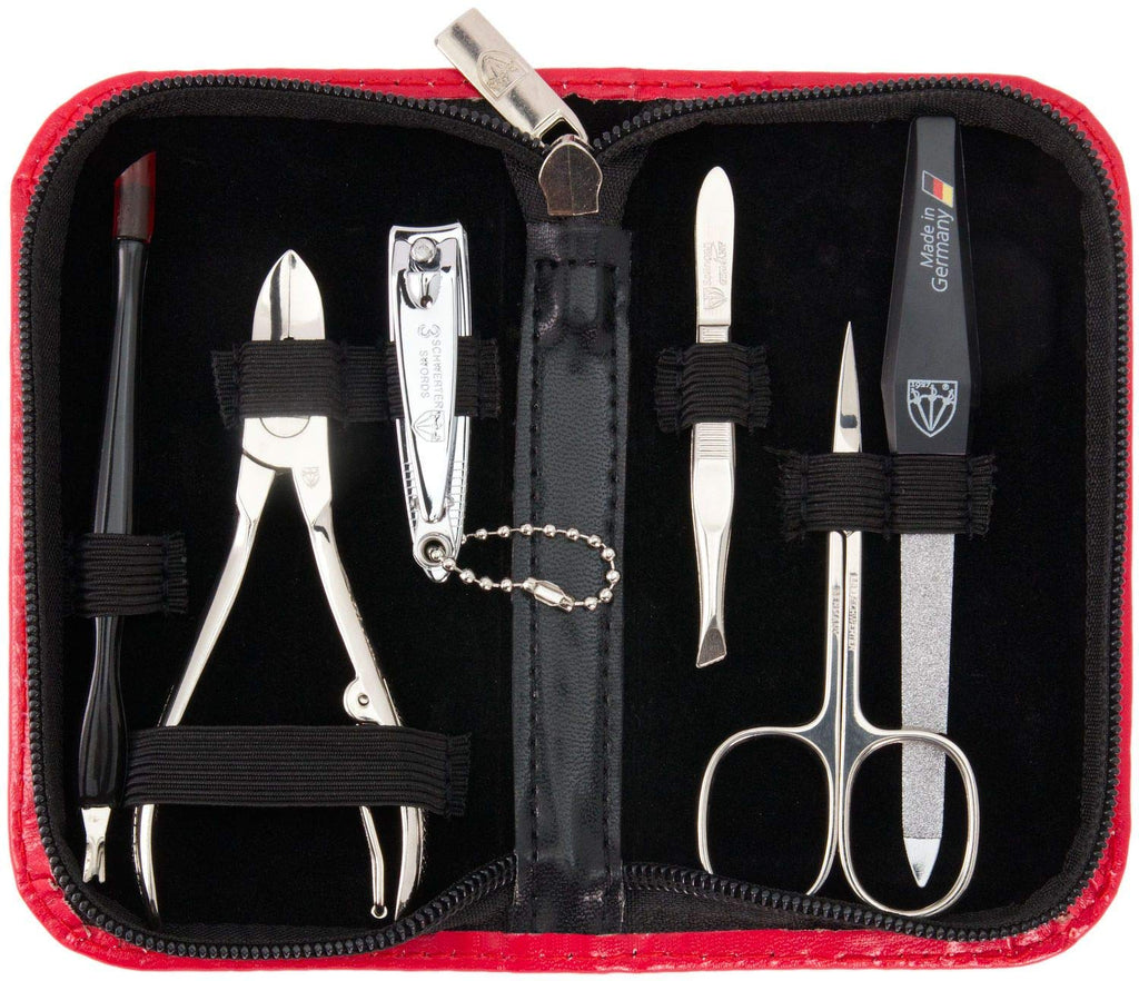 3 Swords Germany 6-Piece Nail Care Kit – Professional Manicure & Pedicure Set, Made in Solingen