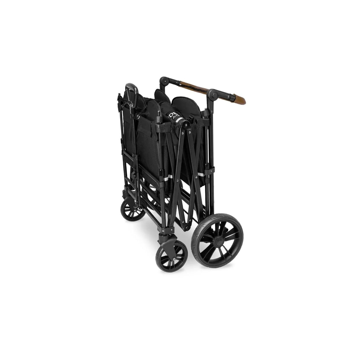 Wonderfold X4R Push and Pull Quad Stroller Wagon - Black