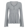 High-waisted Stretchy Loose-fitting Top Comfortable And Casual Women's Wear
