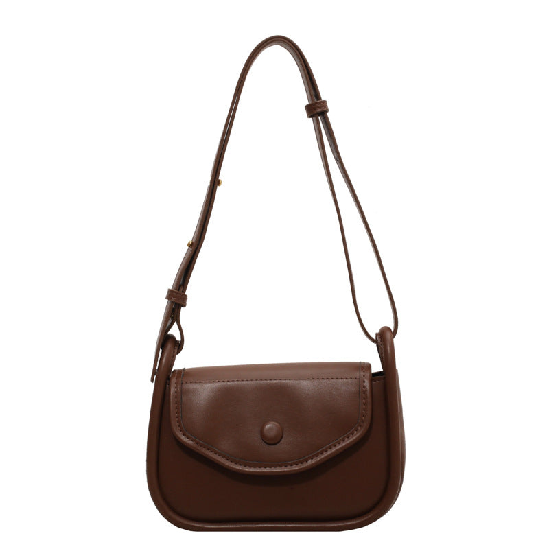 Black And White Checkerboard Trend Personality Simple Small Round Bag