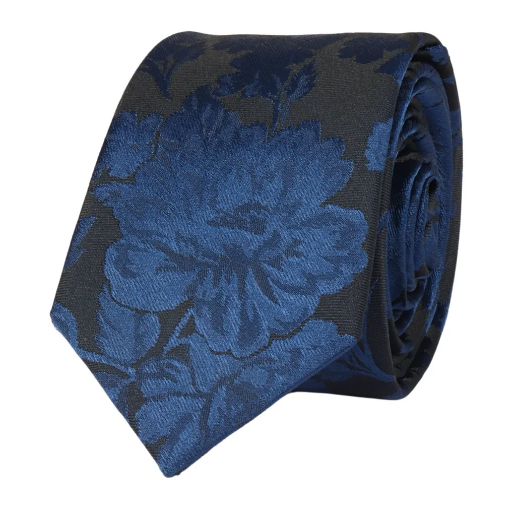 Men's Tie Pocket Sqaure Set Formal Floral Necktie