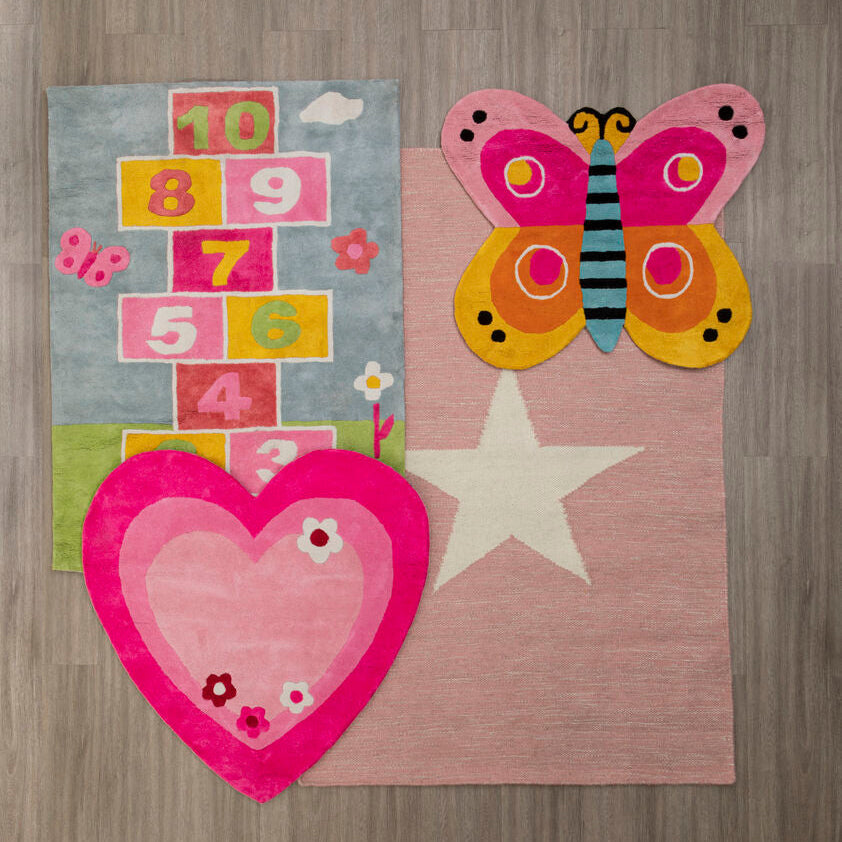 Kids Love Heart Rug | Kids Rugs