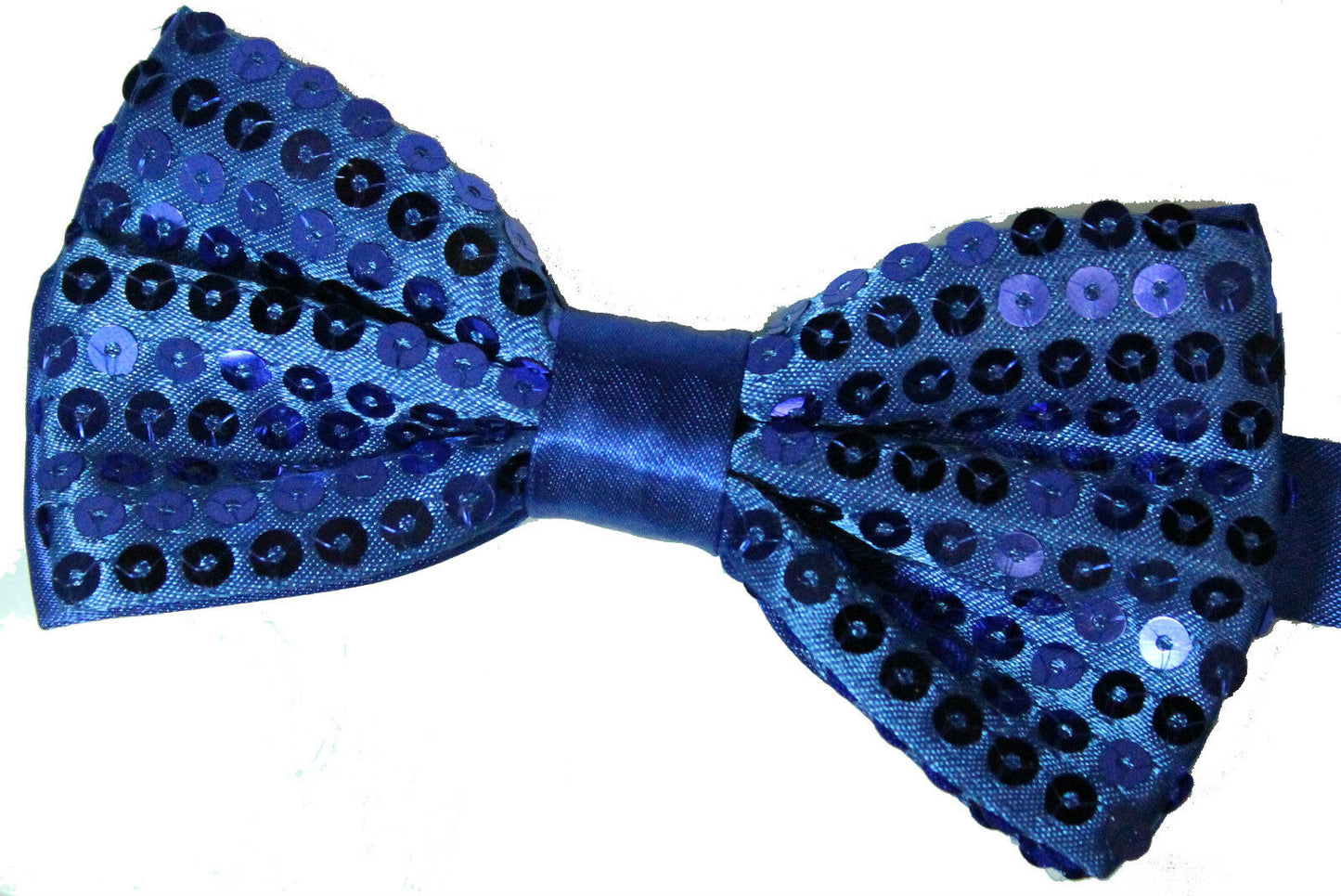Classic SATIN SEQUIN Dickie Bow Tie Fancy Dress Party Pretied Wrap Around