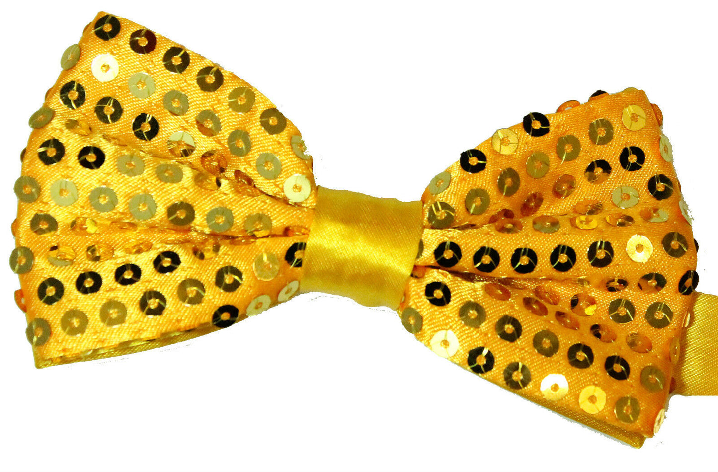 Classic SATIN SEQUIN Dickie Bow Tie Fancy Dress Party Pretied Wrap Around