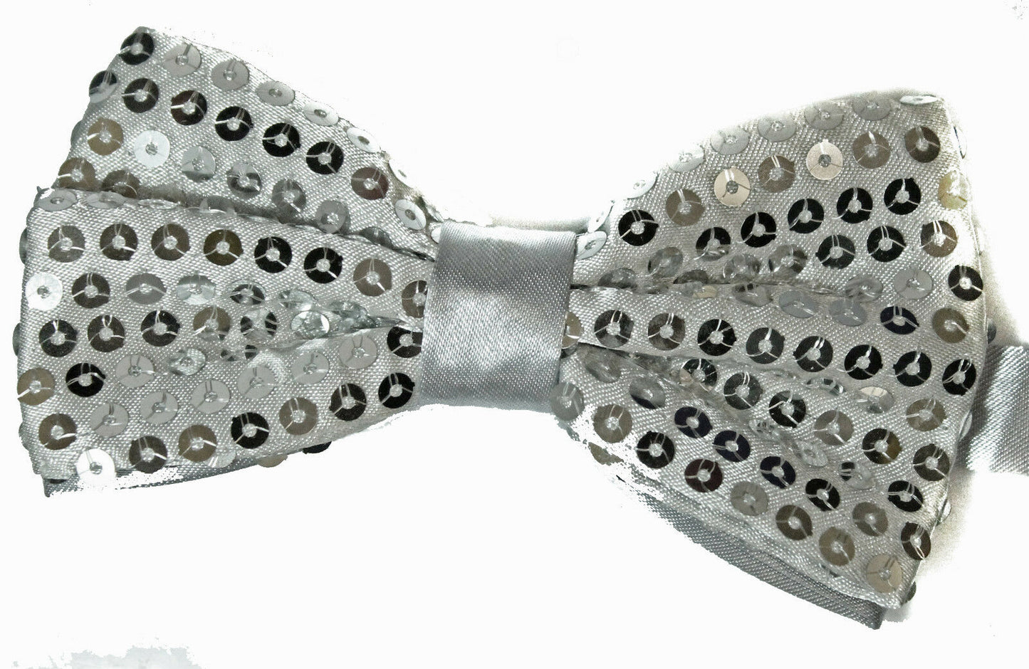 Classic SATIN SEQUIN Dickie Bow Tie Fancy Dress Party Pretied Wrap Around