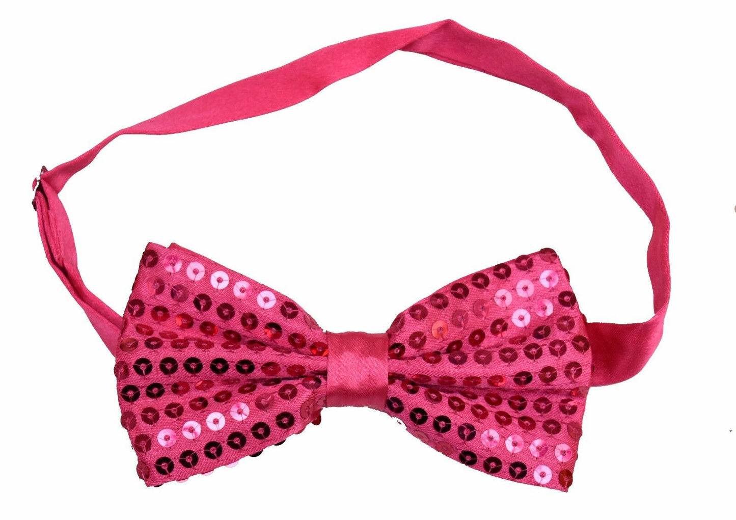Sequin Satin Shiny Bow Tie Dickie Show Sparkly Fancy Dress Magic Mens Boys