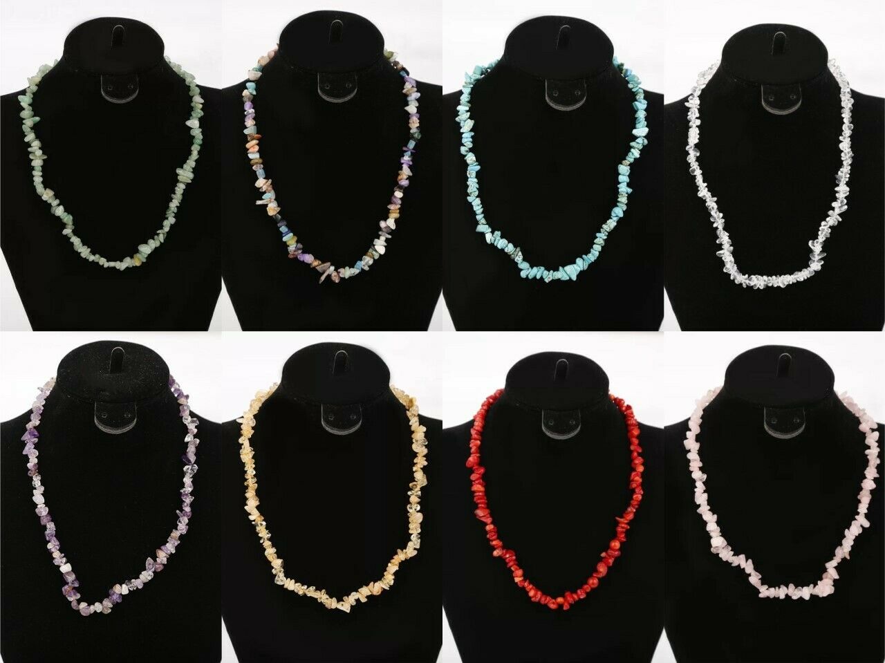 Handmade Natural Stone Beads Beaded Necklace Bracelet Earrings
