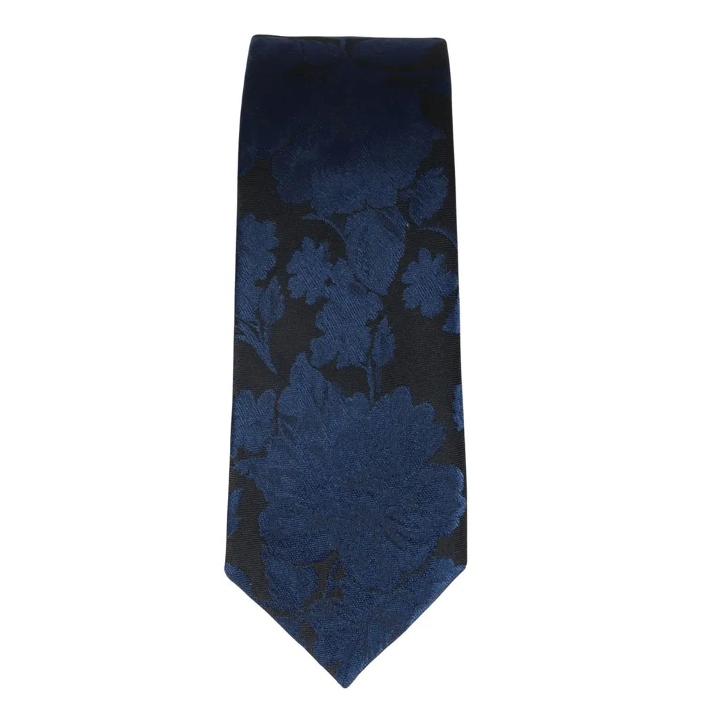 Men's Tie Pocket Sqaure Set Formal Floral Necktie
