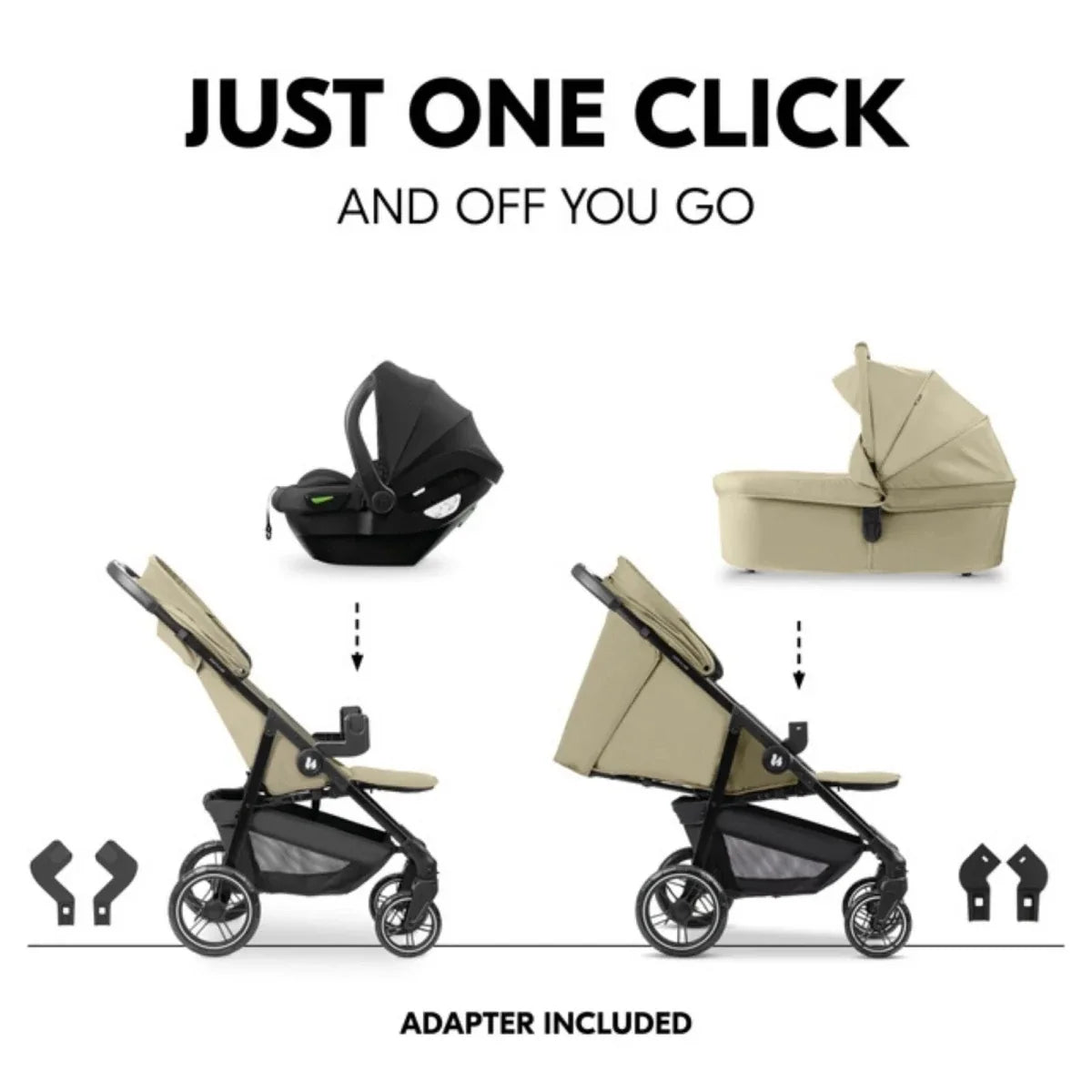 Hauck Shop N Care Trio Set - Olive