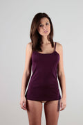 Organic Vest with Spaghetti Straps: Womens