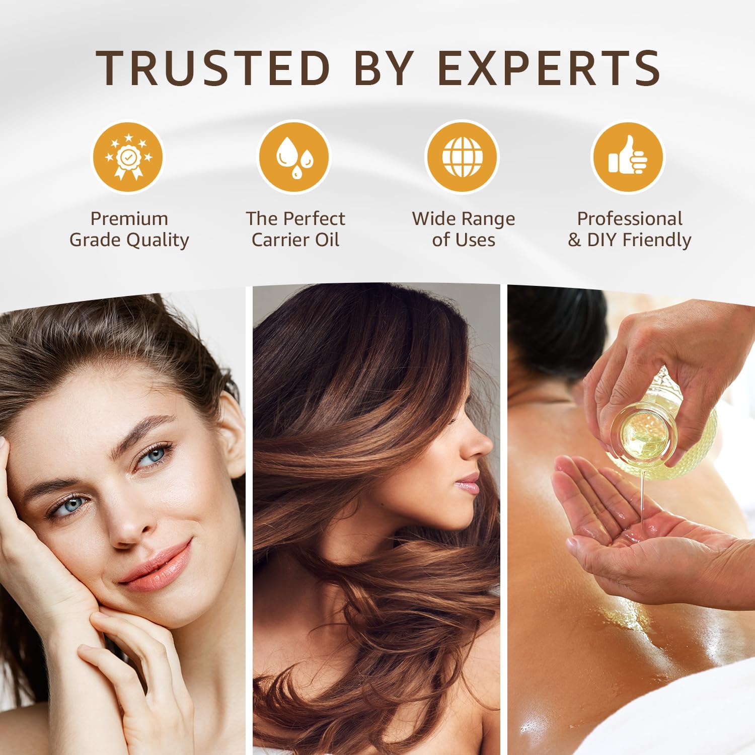 Organic Apricot Kernel Oil (32 Oz) Premium Cold Pressed Unrefined | 100% Pure Apricot Kernel Oil for Skin, Hair, Soap Making | Carrier for Essential Oils | Available Bulk | 32 FL OZ