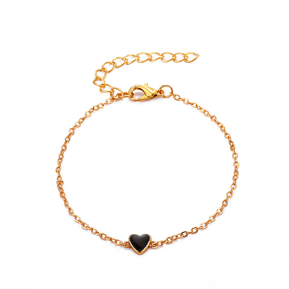Niche Design Peach Heart Bracelet Valentine's Day Girlfriend Gift
