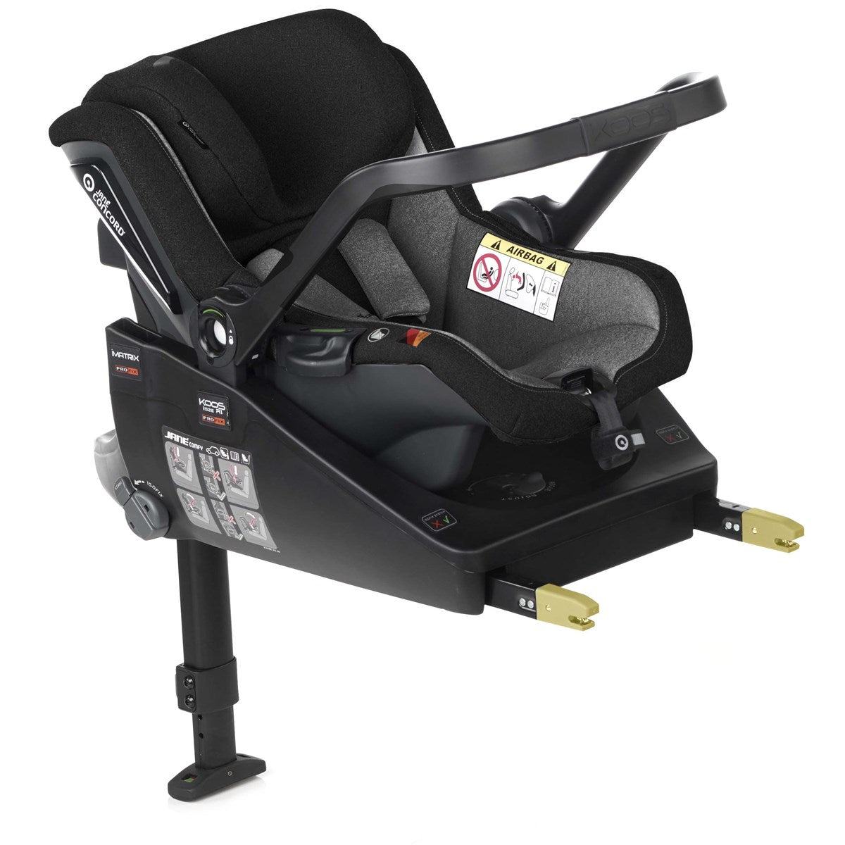 Jane Koos i-Size R1 Baby Car Seat 40 to 83cm, 0-18 Months