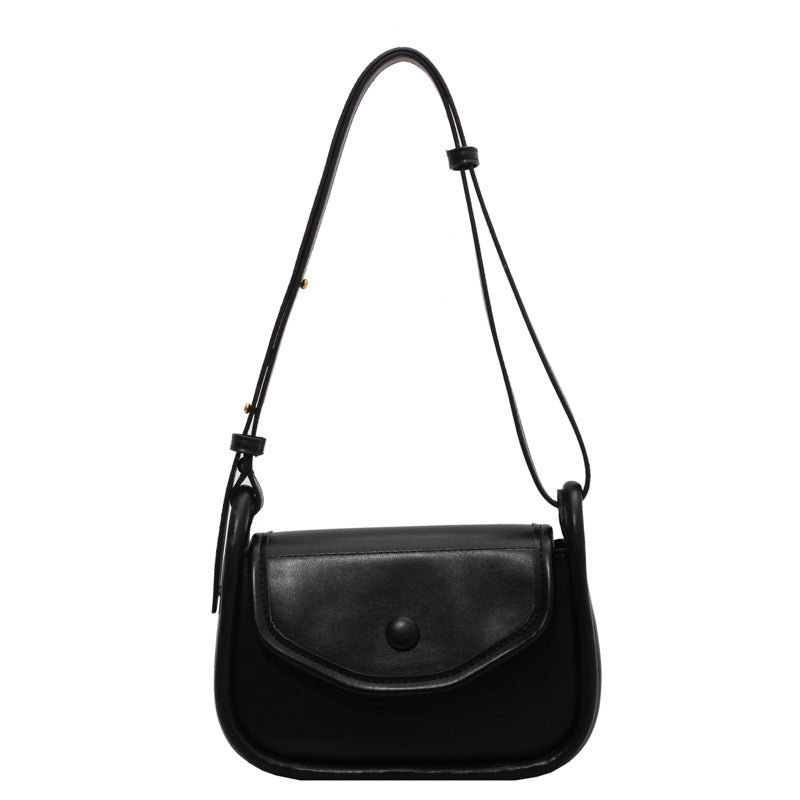 Black And White Checkerboard Trend Personality Simple Small Round Bag