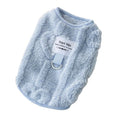 Autumn And Winter Dog Clothes Can Pull Simple Solid Color Two-legged Down Jacket Cat Warm Vest Pet Clothing