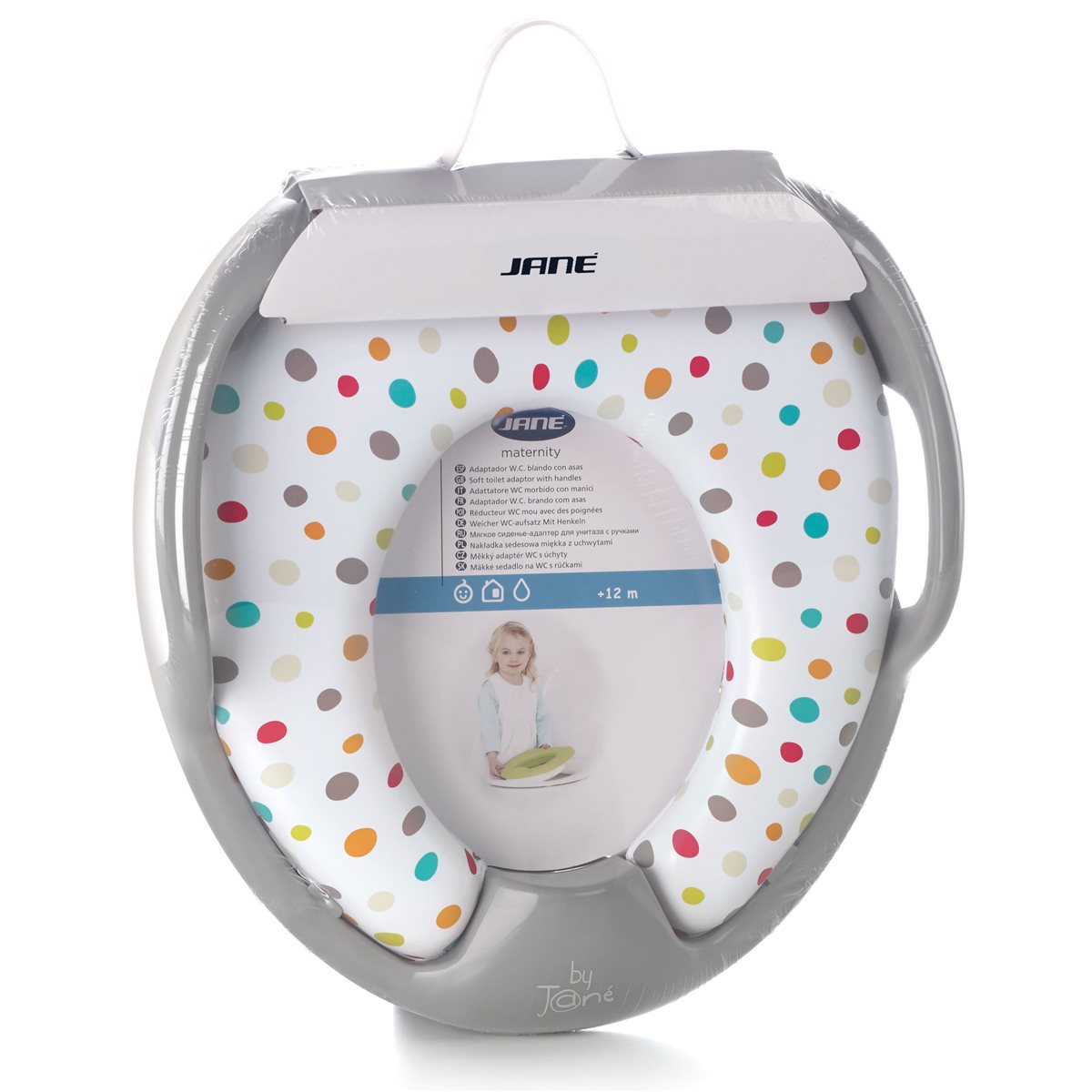 Soft Toilet Seat Adaptor with Handles, Toilet Training