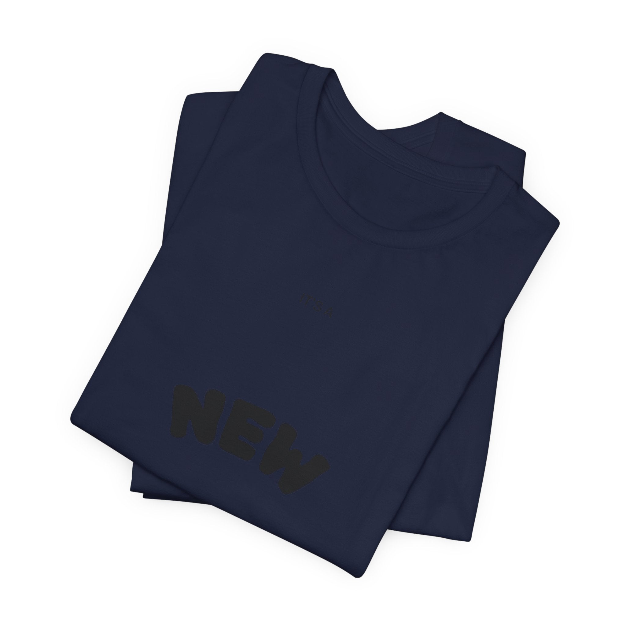 New Day Tee — Minimal Positive Message Graphic T-Shirt
