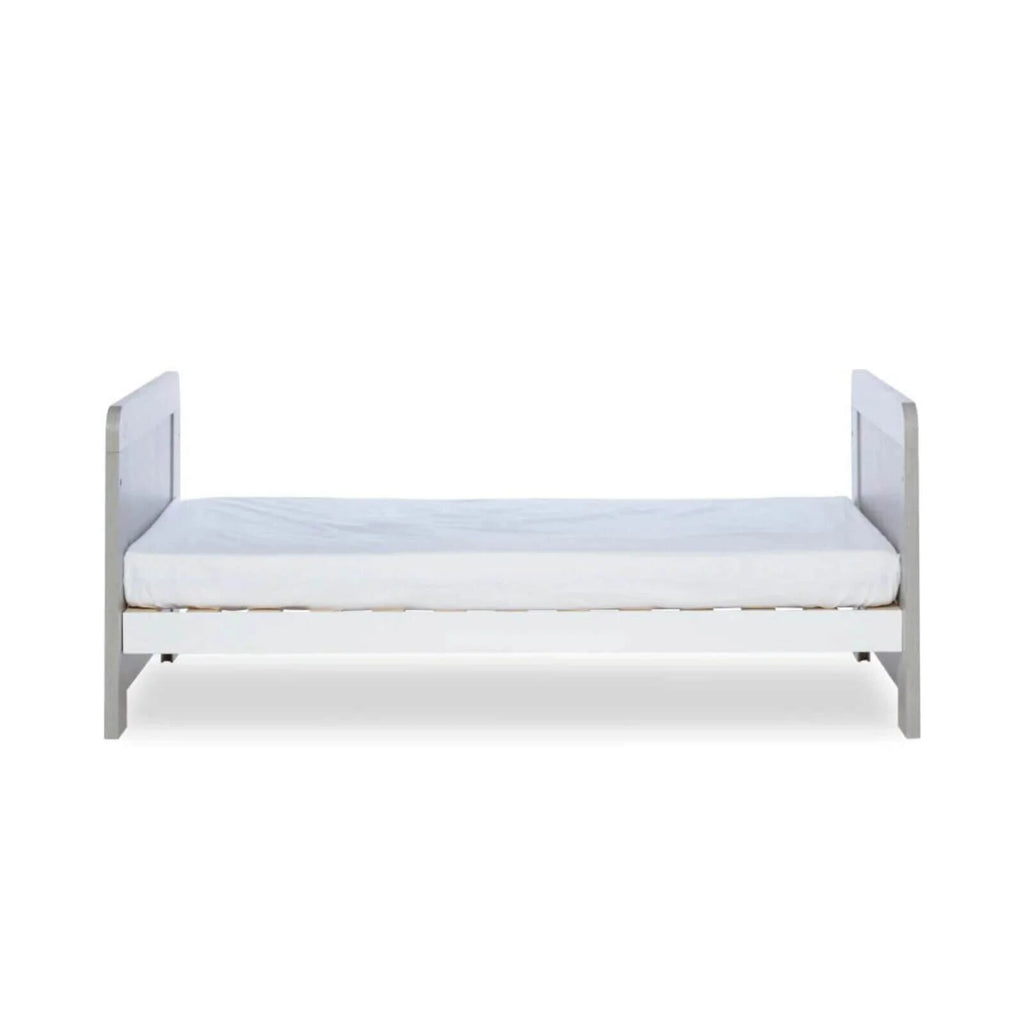 Ickle Bubba Pembrey Cot Bed Ash Grey - Fibre Mattress