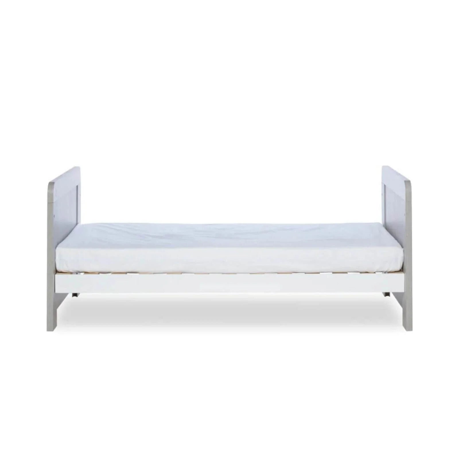 Ickle Bubba Pembrey Cot Bed Ash Grey - Fibre Mattress