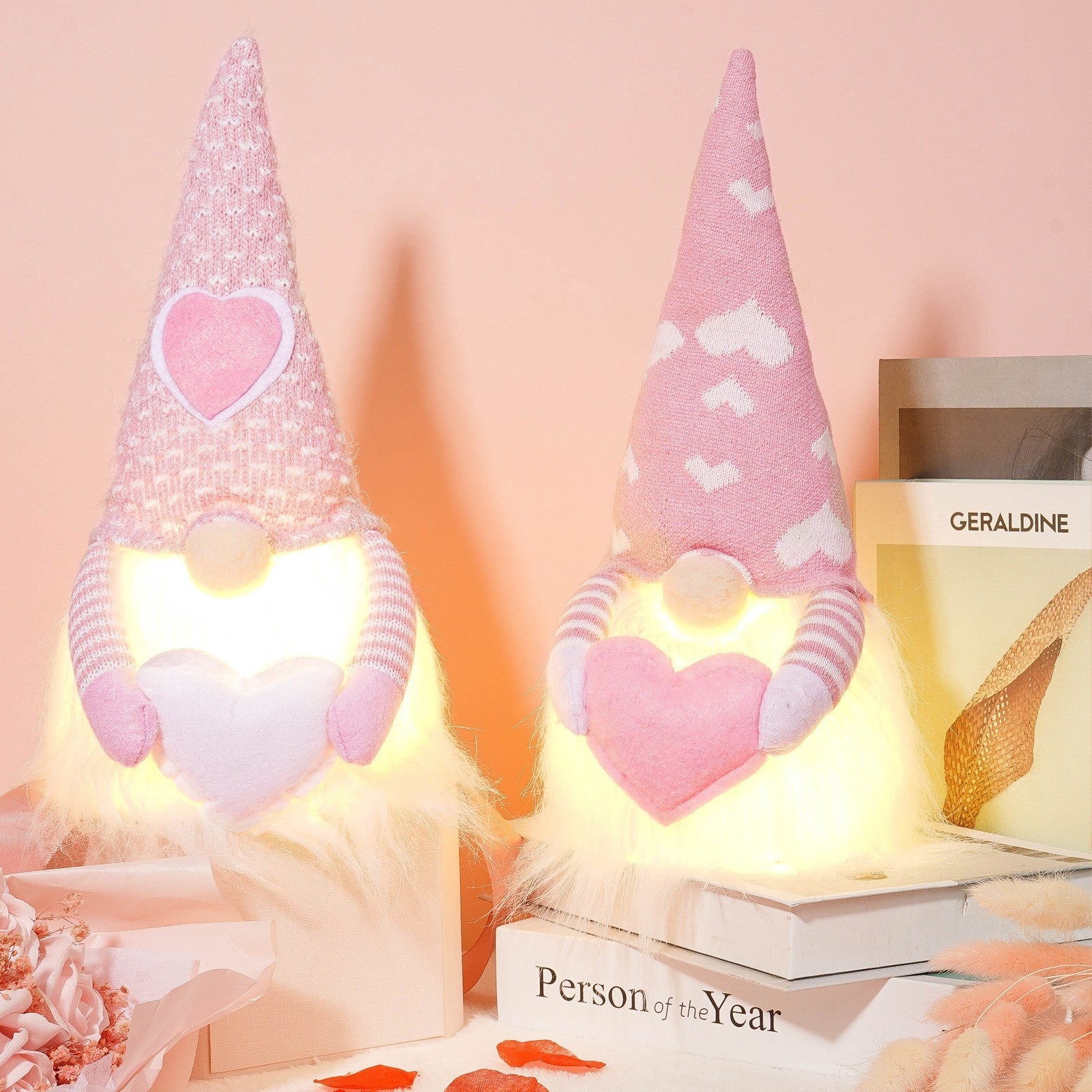 Valentine's Day Faceless Doll Glowing Love Doll Ornaments Festival Gift Decorations