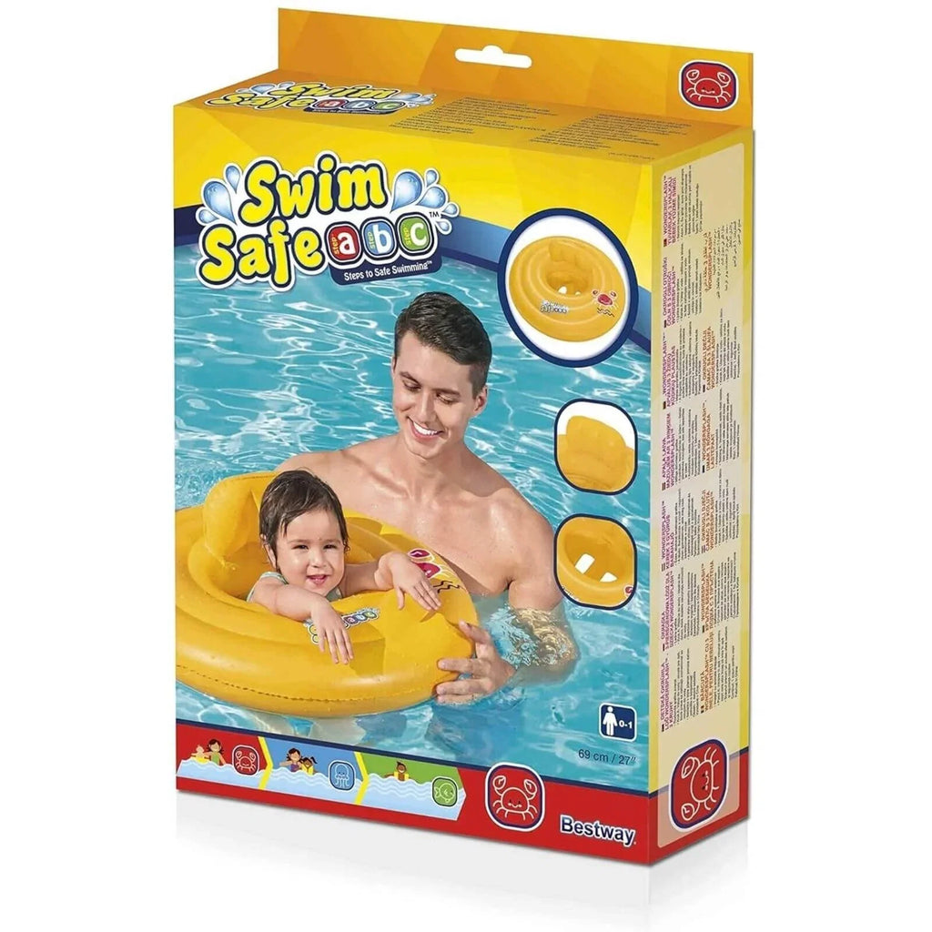 Bestway WonderSplash 3 Ring Baby Float Round 69cm 0-2 years