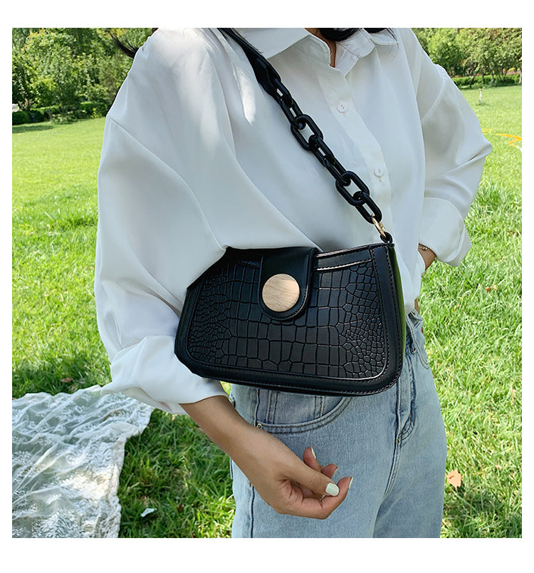 Fashion all-match one-shoulder armpit bag