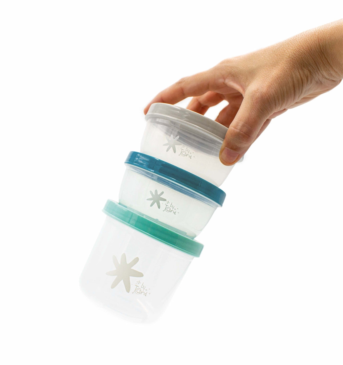 Stackable Baby Bowls / Food Containers, pack of 6
