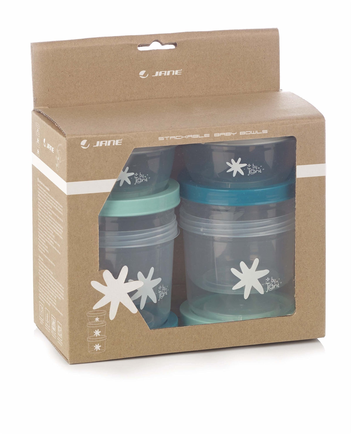 Stackable Baby Bowls / Food Containers, pack of 6