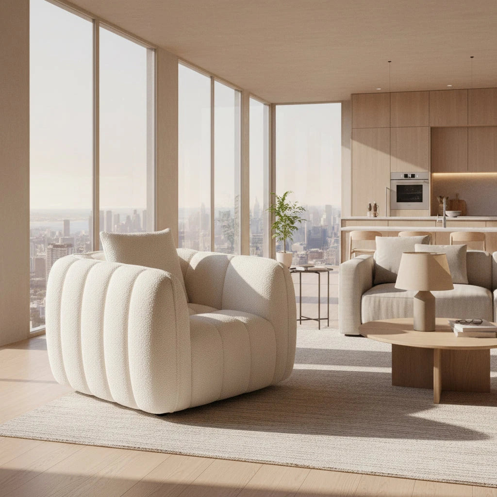 Cloud Comfort Boucl  Armchair