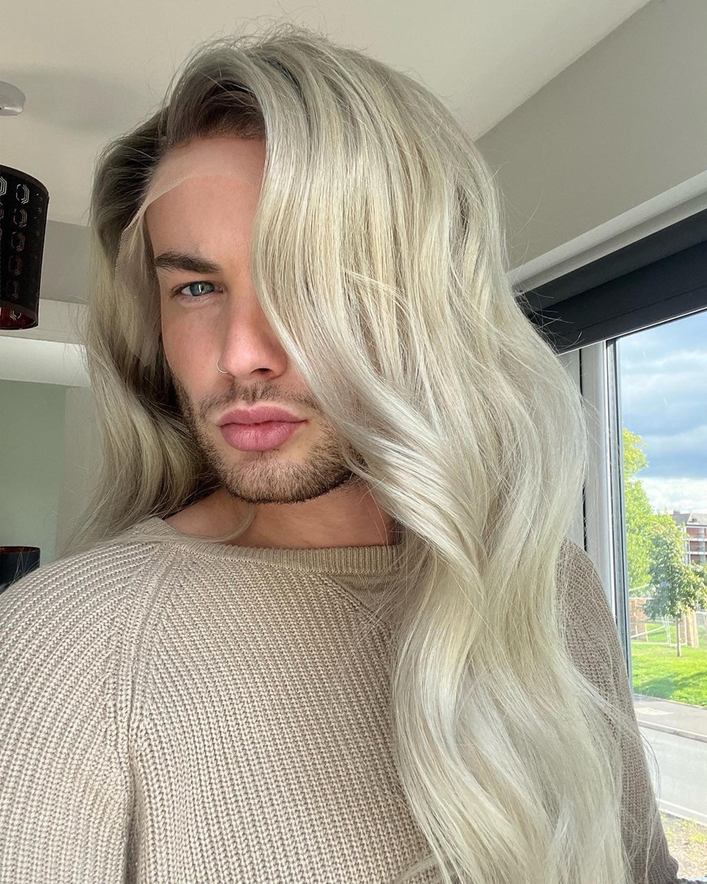 Selene Silver - 13"X6" Lace Front Human Hair Wig
