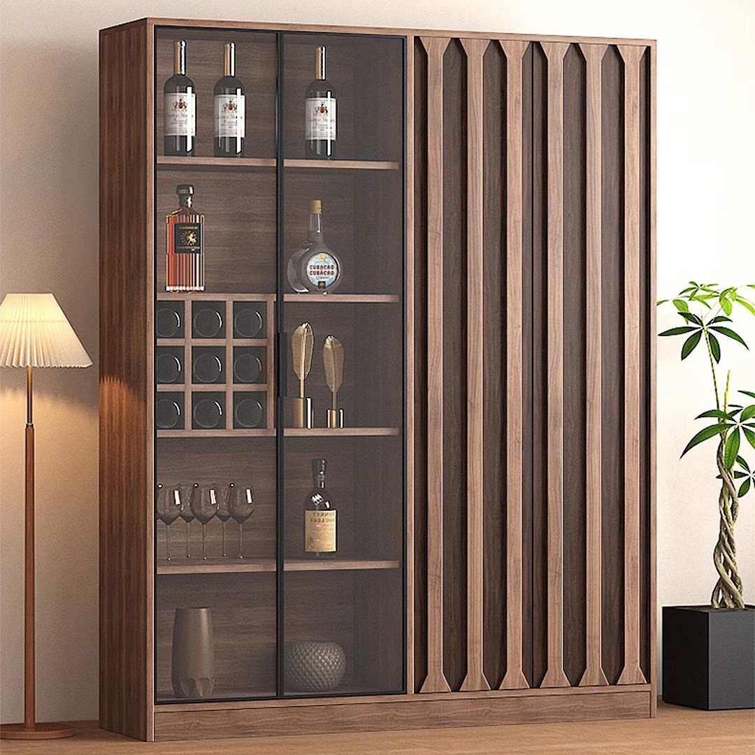 Dory Wine Cabinet, Solid Wood, More Sizes