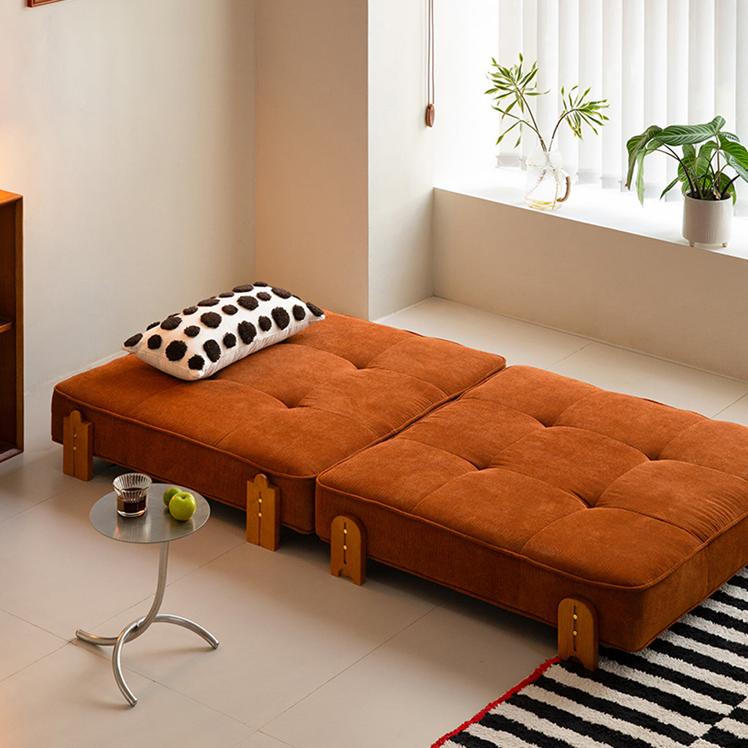 Salinas Lazy Sofa Bed, Single Sofa Bed, Corduroy