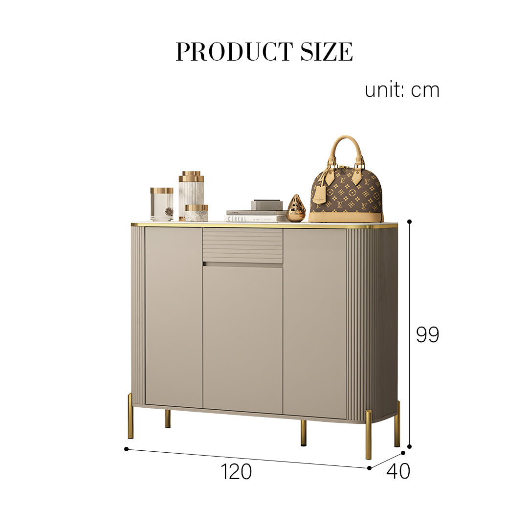 Malvina Shoe Storage, Light Grey