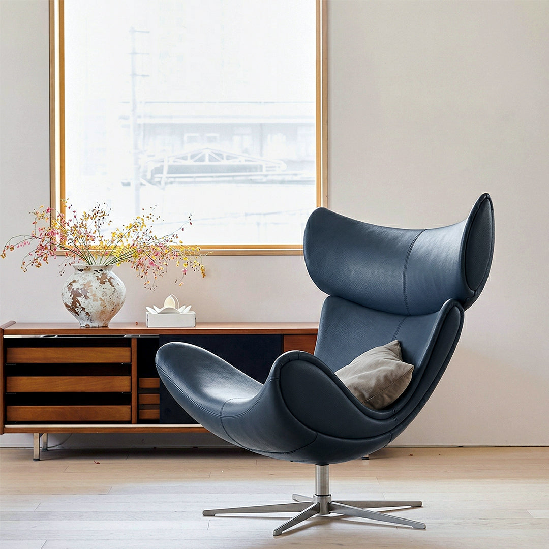Imola Chair And Ottoman, Star Legs & Frame Legs