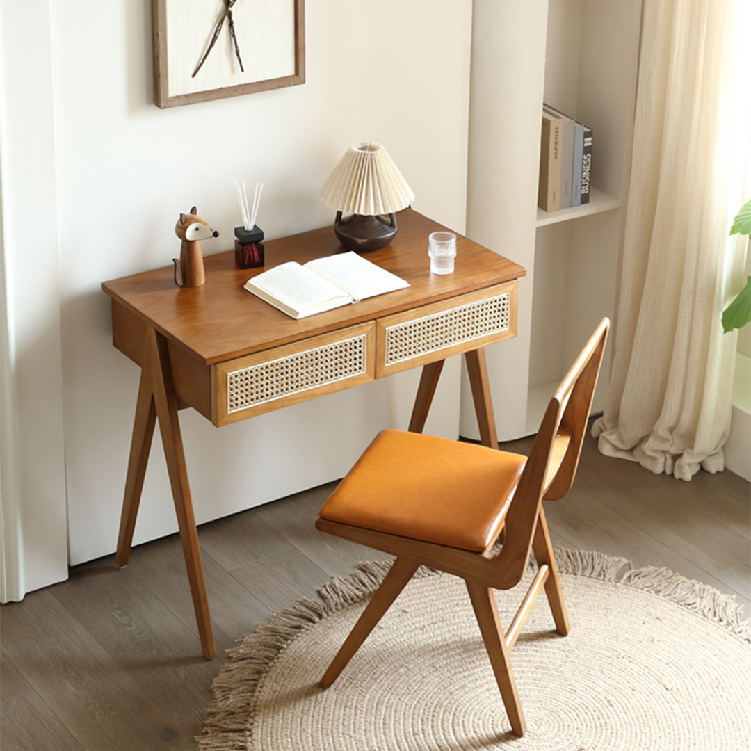 Babara Office Desk, Wood