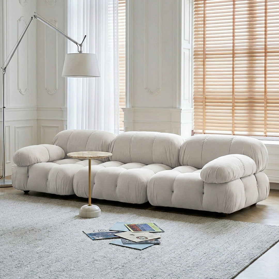 B&B Italia Camaleonda Style Sofa, Three Seater Sofa, Modular Sofa, Velvet