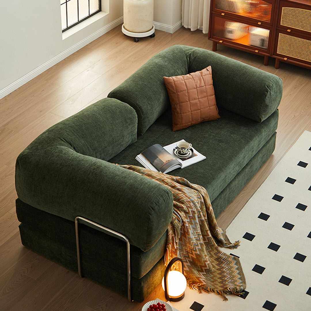 Yamada Foldable Lazy Sofa Bed, Linen