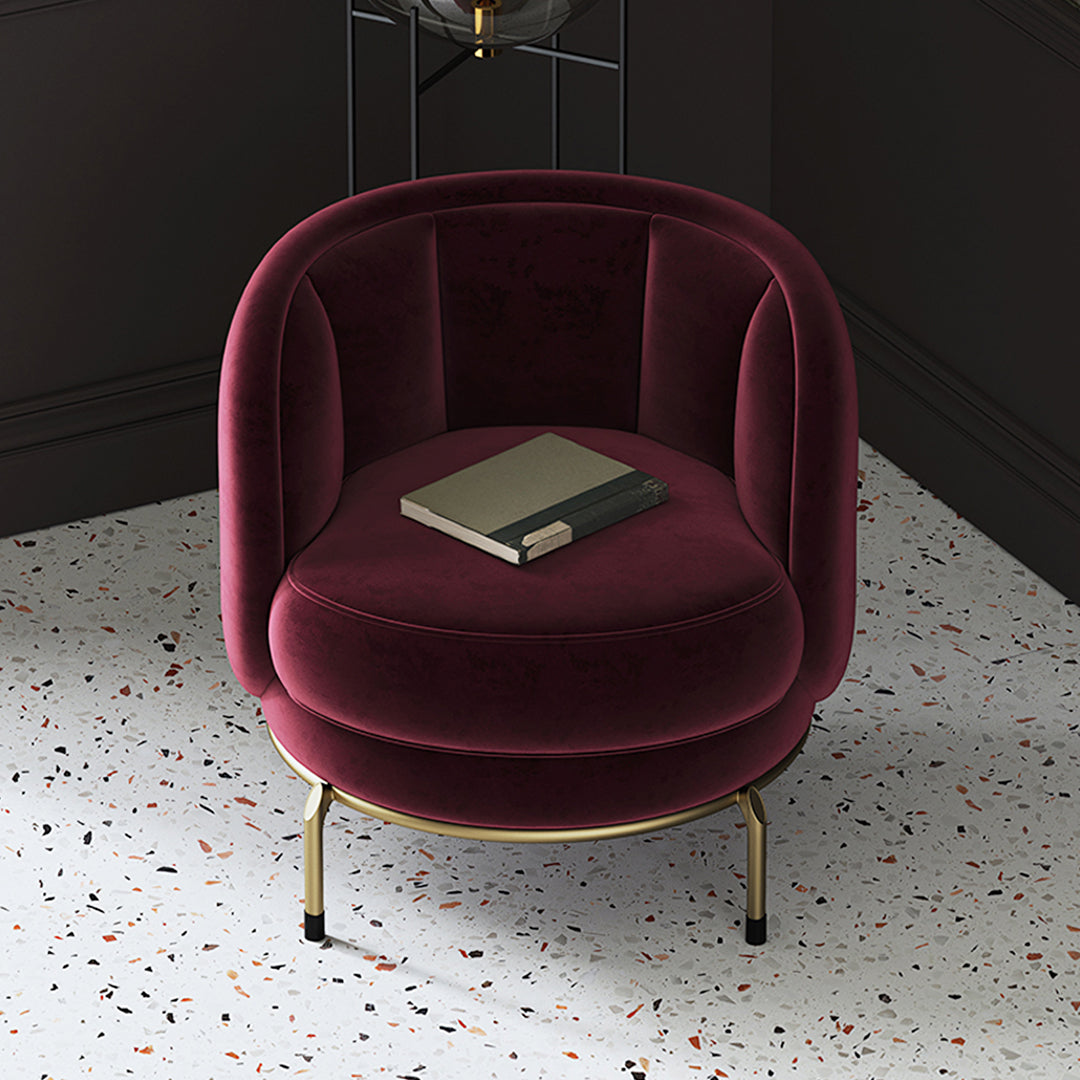 Carver Accent Lounge Chair, Purple