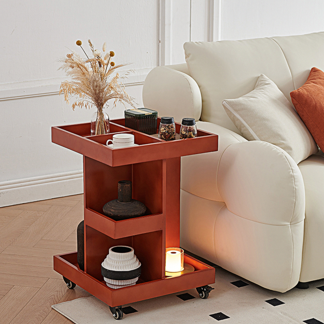 Cassandra Narrow Side Table, Black