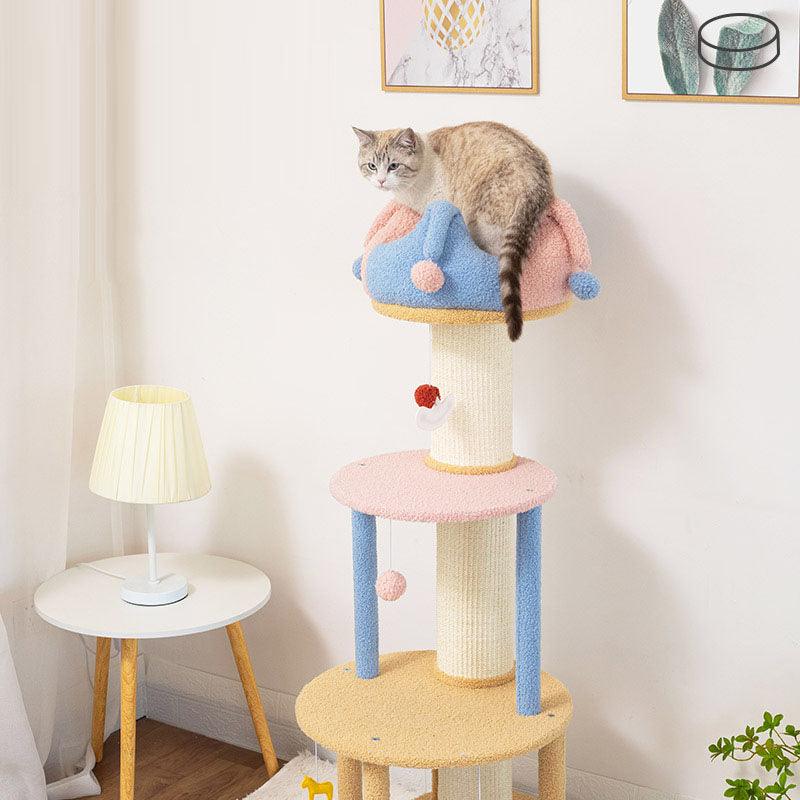 Lori Cat Climber, Cat Tree, Coral Fleece