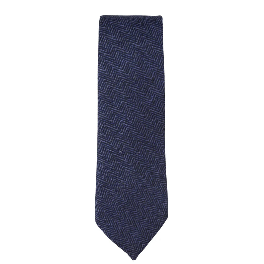 Men's Tweed Herringbone Tie & Pocket Square Set