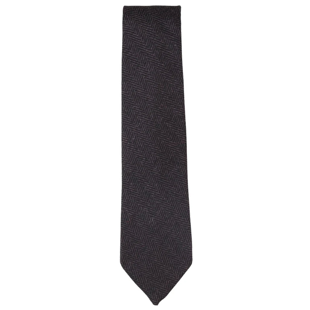 Men's Tweed Herringbone Tie & Pocket Square Set