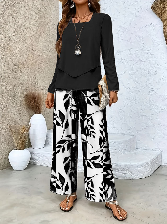 Temperament Commute Two-piece Set For Women