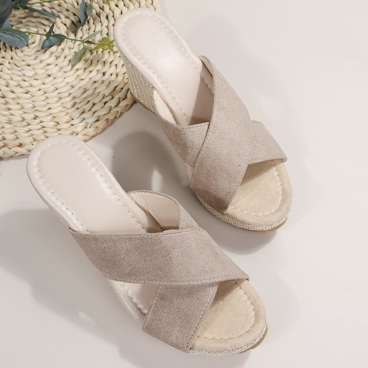Large Size Women's Shoes Wedge Hemp Rope Platform Sandals