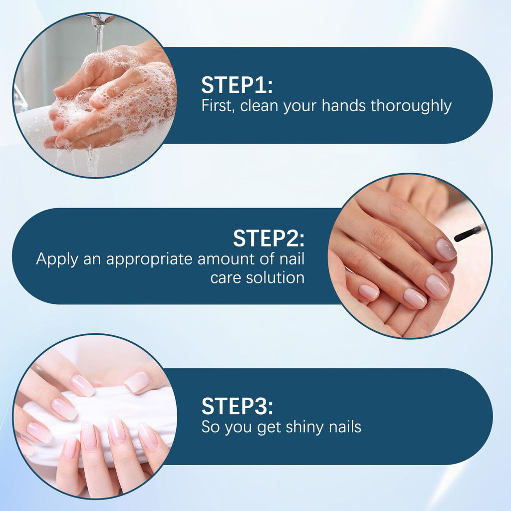 3 Days Nail Care: Keratin Amino Acid Nail Treatment for Dry, Weak Nails – Strengthening & Hydration (2x16ml)