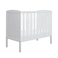 Ickle Bubba Coleby Space Saver Cot White - Premium Sprung Mattress