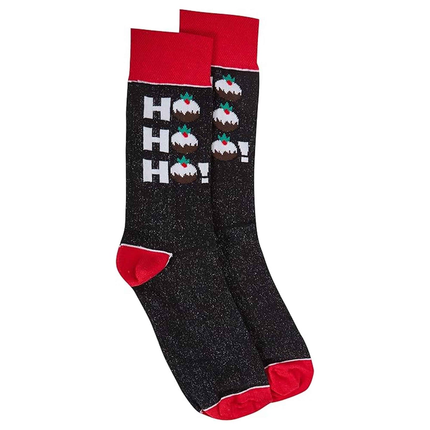 4 Pack Men's Christmas Socks Cotton Rich Festive Designs Cozy Winter Novelty Gifts UK 6-11 by Sock Stack
